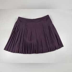 Bad Birdie Double Down Skort LG Purple Jammy Pleated Golf Pickleball Tenniscore